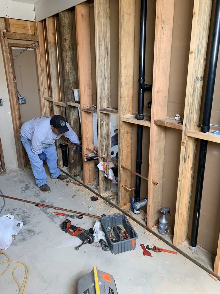 Commercial rough-in plumbing for Water Heater Replacement in Bryant Park
